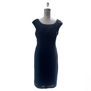 Jones Wear Black Lace Sheath Dress | Women’s Size 12